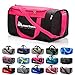 meteor Borsa per Palestra per la Piscina - Borsone da Viaggio - Una Borsa Sportiva spaziosa e Comoda e per Weekend, Campeggio, Ogni Viaggio - con Tracolla (20L) e (40L) (Rosa/Nero, 20L)