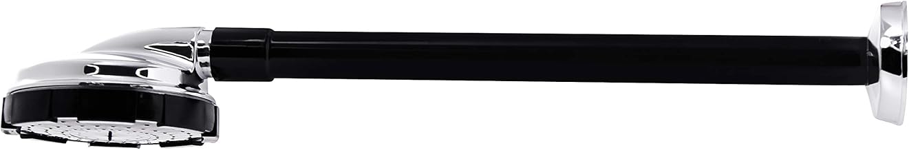 Chuveiro ABS Cromado com Braço Pretro CV43