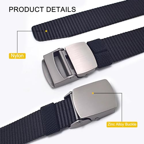 1.5 inch Nylon Utility Men Belt Outdoor Web Belt with Zinc Alloy Buckle gift for Men3