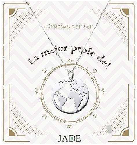 Collar para la mejor profe del mundo - Regalos para profesoras y maestras