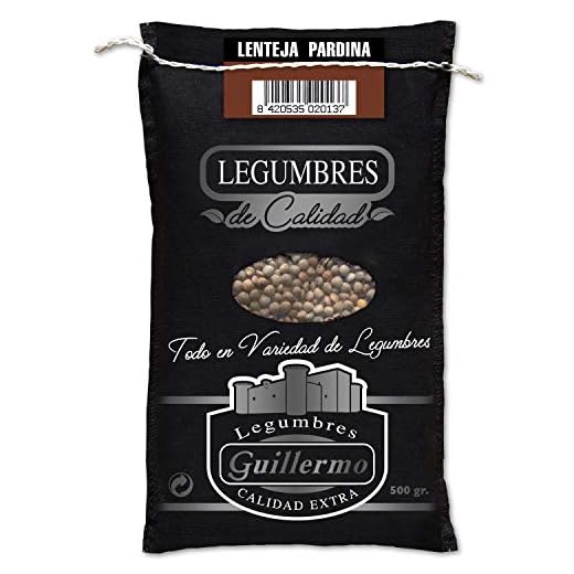 Guillermo Lenteja Pardina Franciscana Gourmet Calidad Extra Saco 500 g (LEGUGUI-2013)