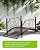 Outvita 3.3FT Bronze Metal Garden Bridge for Outdoor, Elegant Decorative Bridge with Powder-Coated Finish and Security Guardrail for Patio Pond Backyard Landscaping