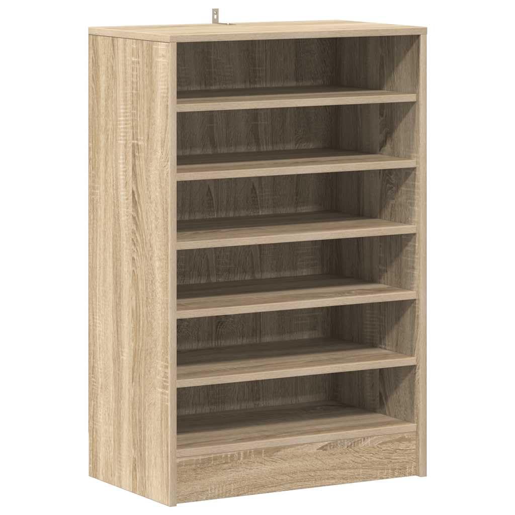 vidaXL Shoe Cabinet Home Hallway Furniture Footwear Stand Shoe Organiser Cabinet Shelf Rack Wardrobe Storage Cupboard Chipboard Sonoma Oak
