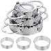 Produktbild ZHOUHON Ravioli Maker Ravioli Former Maultaschen Ravioli Ausstecher Teigtaschenformer Dumpling Maker, 3Knödelform, Rund Plätzchen Ausstecher, Ravioli Dumpling Maker Knödel (3PCS)