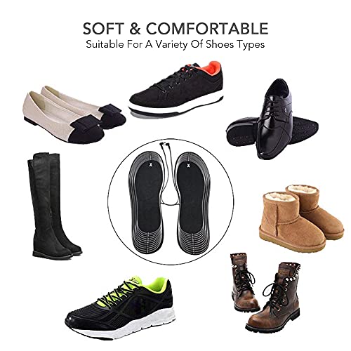 mewmewcat Palmilhas de aquecimento elétrico USB portátil Aquecedor elétrico de pés Palmilhas de aque