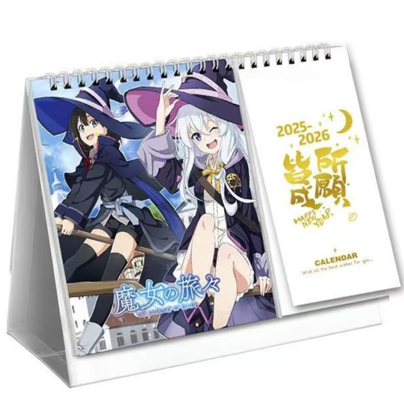 Amazon.co.jp: 魔女の旅々 卓上カレンダー 2025-2026年 カレンダー