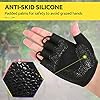 KONVINIT Gants Velo Enfant Garçon Fille Cyclisme VTT Route Anti-DÉRapant Été Demi Doigt Gants BMX 2-10 Ans pour Patinage à roulettes, Vélo de Route, Vélo de Montagne #3
