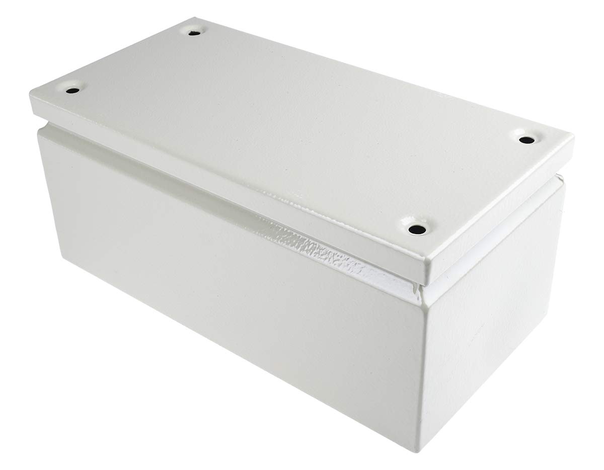 RS PRO ST Stahl Abzweigdose Grau IP66 IECEx Breite 150mm Höhe 120 mm Länge 300 mm