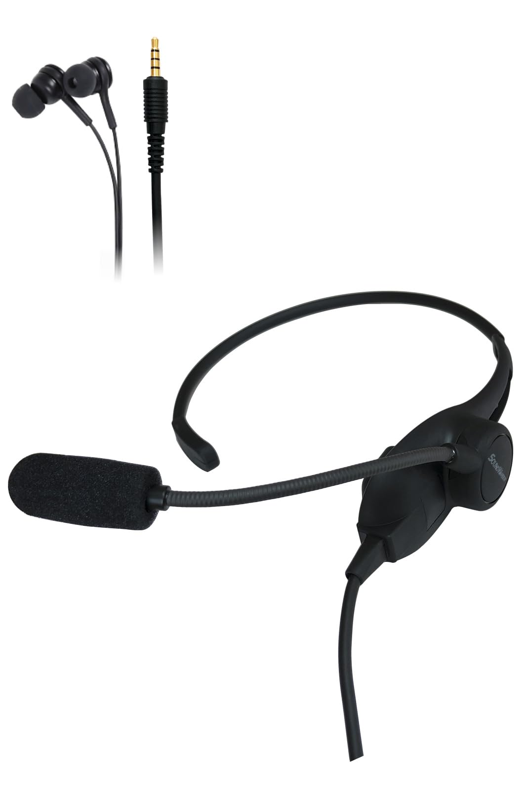 Amazon.co.jp: SOUNDWARRIOR ネックバンド型 ヘッドセット ネック
