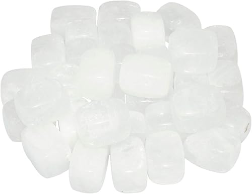 Miniatura 10 de mookaitedecor Piedras pulidas de 1 libra, cristales pulidos, curación, reiki, chakra y wicca, turquesa howlita blanca