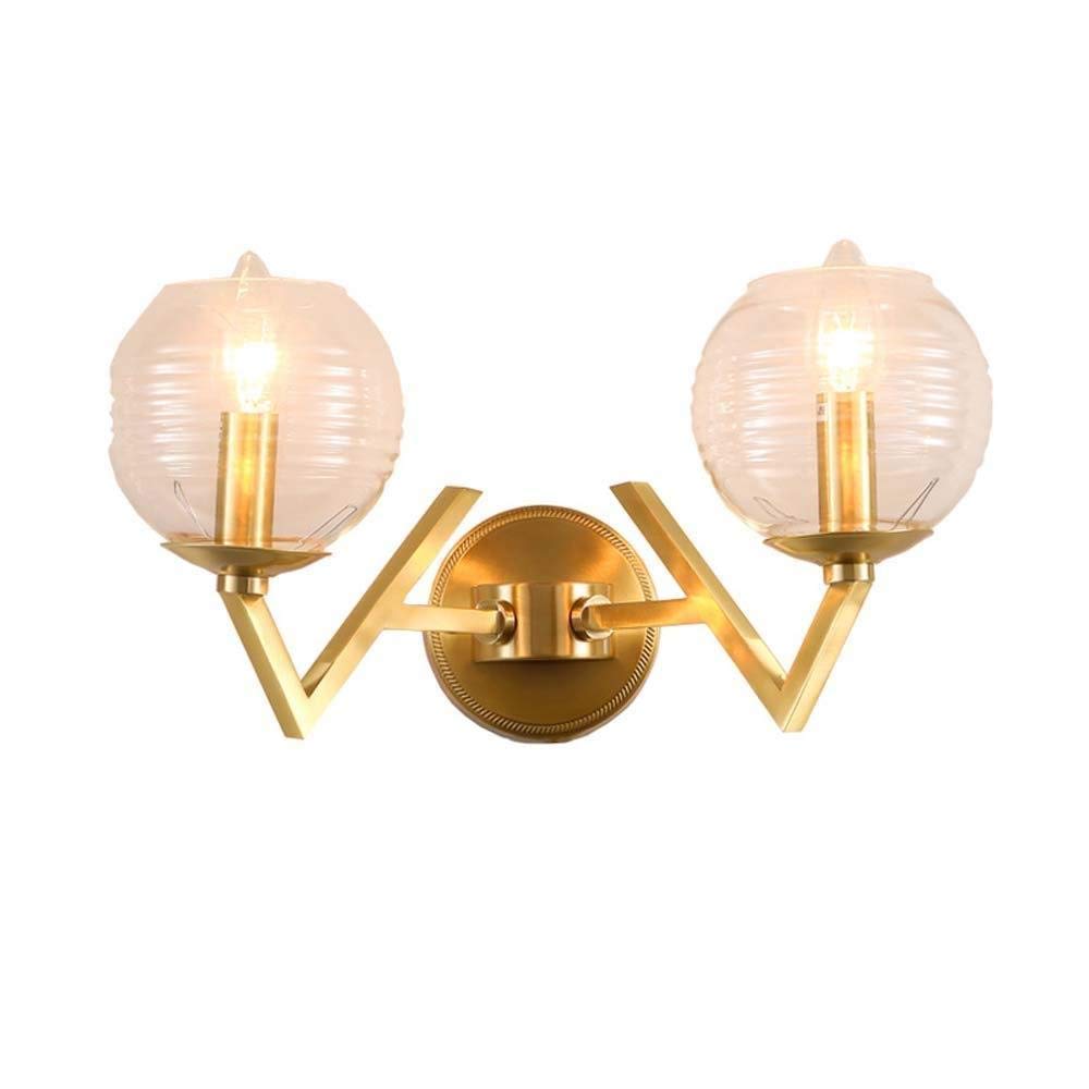 Applique murale lampe en cuivre pour resoudre le manque de lumiere de chevet