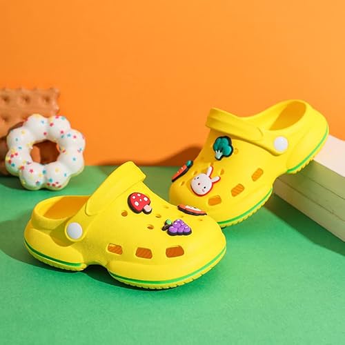 Kidsun Toddler Kids Boys Girls Cute Garden Clogs Water Sandals Slip On Shoes Slipper Slides Lightweight Outdoor Summer Infant Children Beach Pool Play Shoes (Baby/Toddler Kids) #TOP4