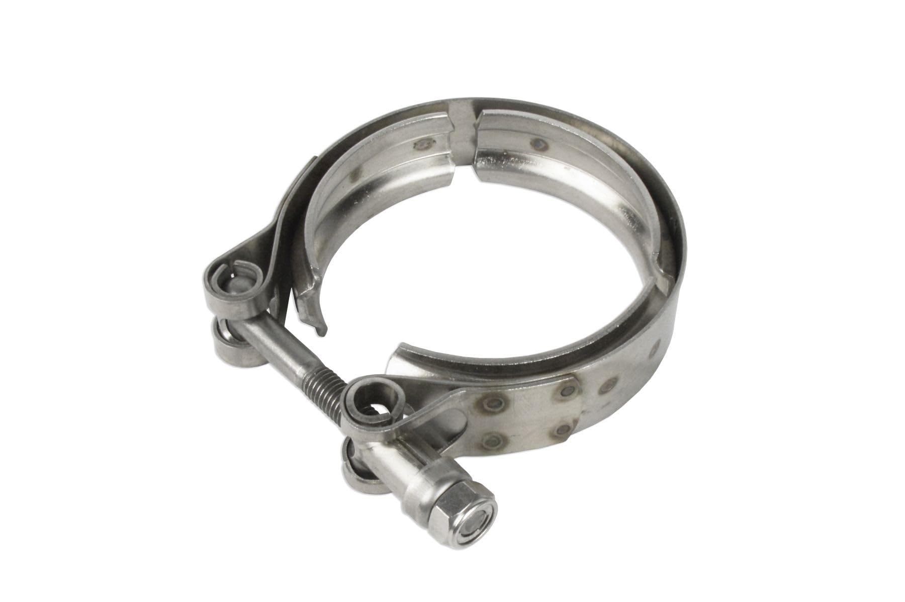 fmic.eu PERFORMANCE Collier V-Band échappement acier inoxydable, raccord tube d’échappement, bride V-Band, collier de serrage pour système d’échappement et turbo automobile 60MM (2,35 Zoll)