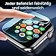 UniqueMe für Apple Watch 41 mm Series 9/8/7 Schutzfolie, 6 Stück Flexible TPU Folie, Maximale Abdeckung Selbstheilung Displayschutz Folie für iWatch 41 mm