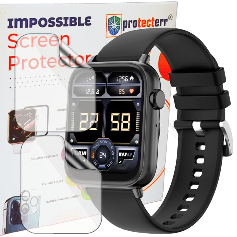 Image of 2-Pack| Screen Protector /Guard for Fire-Boltt Ninja Fit Pro 2.0 inch Smartwatch -Not A Tempered Glass
