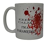 EMT Funny Coffee Mug Keep Calm I'M A Paramedic Novelty Cup Great Gift Idea For EMT EMS Paramedic Ambulance