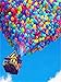 Produktbild Meecaa Diamond Painting Set Full Bilder Heißluftballon fliegen, 5D Diamant Painting Diamant Malerei mit Zubehör 30x40cm (Ballon)