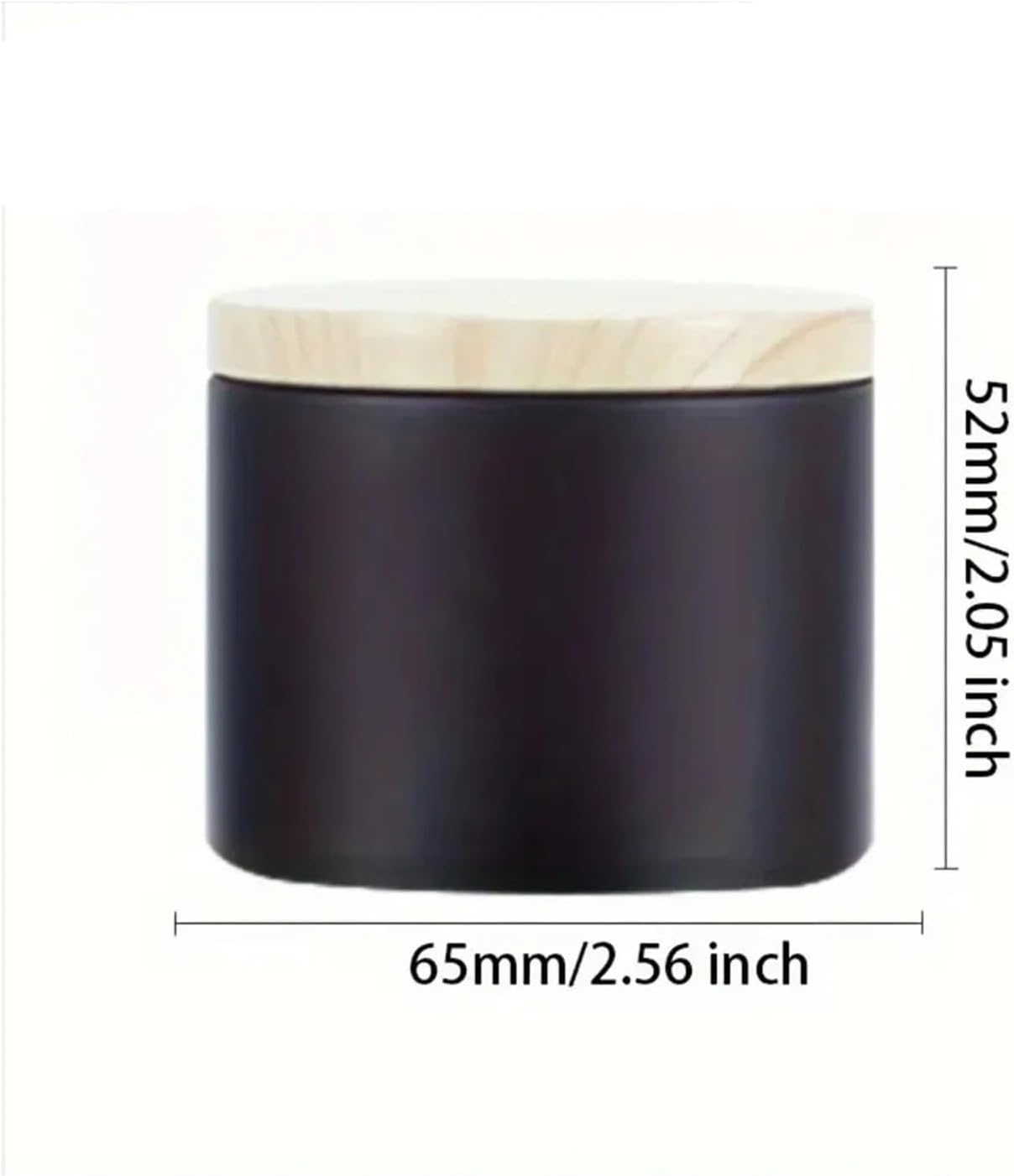 12Pack 4oz Black Candle Tin Set，Jars with Secure Lids for Candle Making(All Black)
