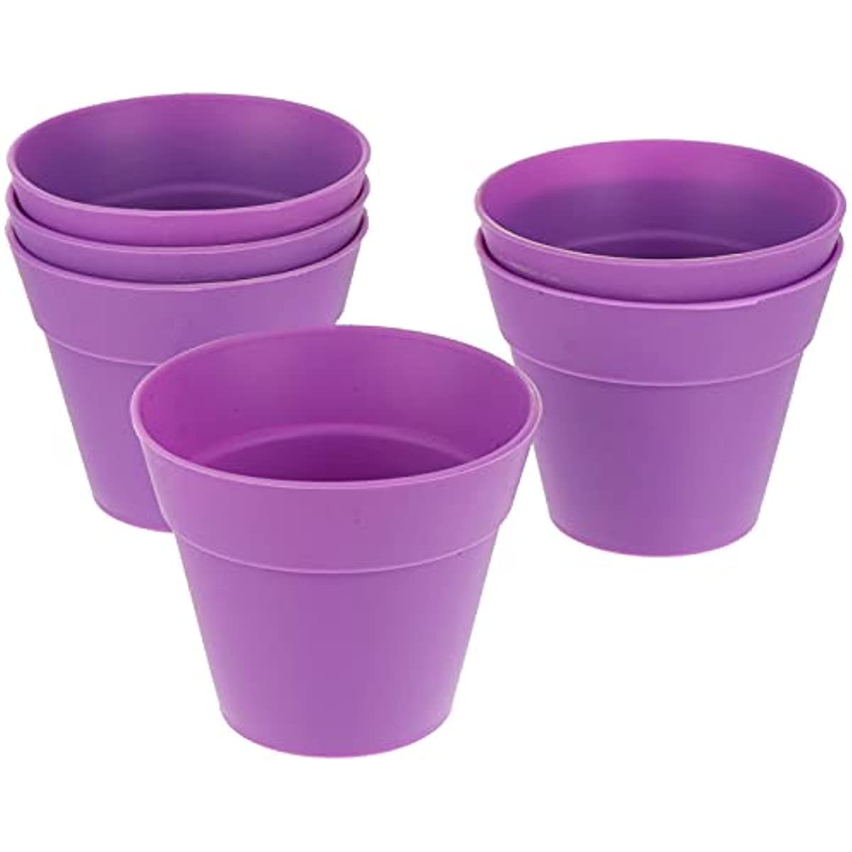 6 Pcs Silicone Cake Mould for Baking, Non-Stick Round Cake Pan, Cake Tins Bakeware Baking Molds Tins, Cake Mold Small Plant Flower Pot