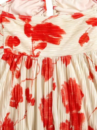 Image of SOLY HUX Women's Tie Dye Cami Dress Halter Backless Sleeveless A Line Short Summer Dresses Sundress
