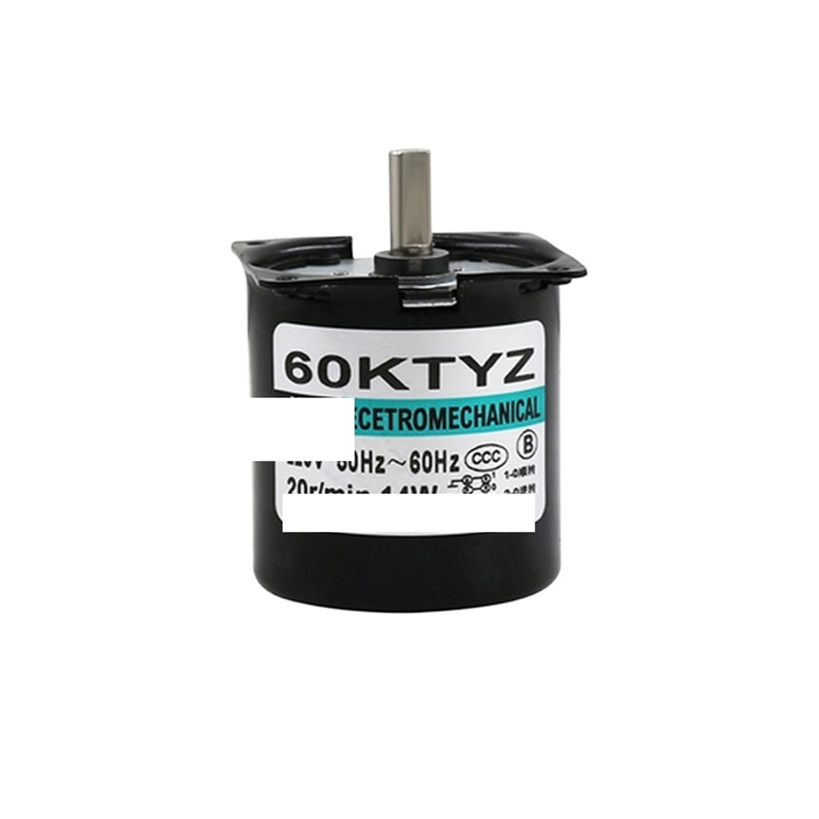 MUYTQAERG Synchronous Motor AC 60KTYZ Eccentric Output Shaft 220V 14W CW CCW Gear(220V 5rpm)