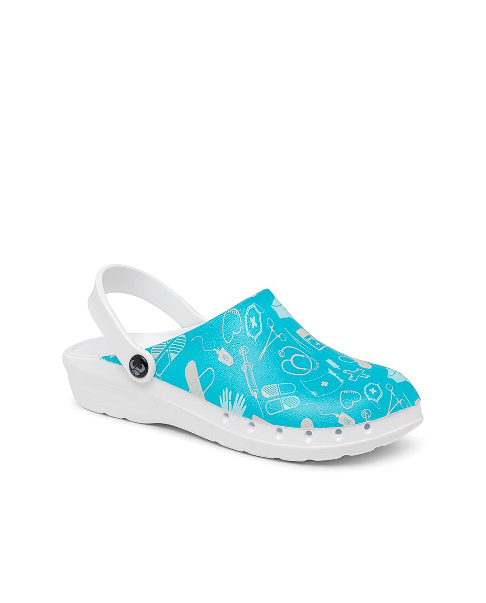 SuecosOden Fusion Print unisex-adult work clogs