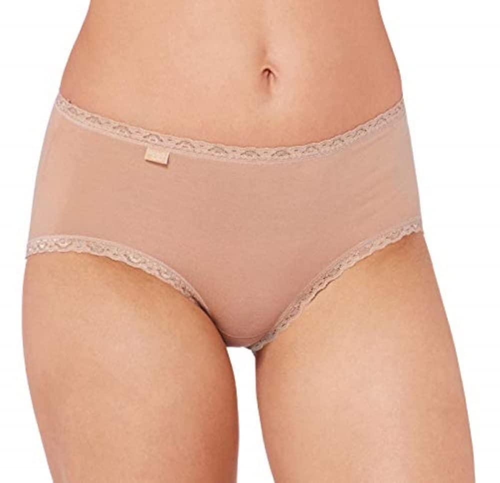 Sloggi Women's sloggi 24/7 Cotton Lace Midi C3P, BRUSH