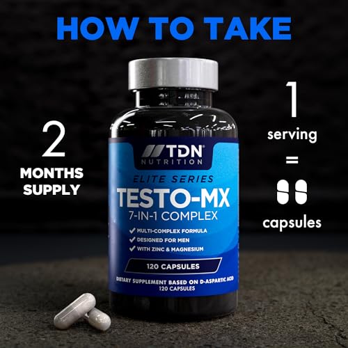 Testosterone Booster for Men - Premium Testosterone Supplements - Test Boosters with Zinc & Magnesium, Supports Normal Testosterone Levels & Muscle - Male Supplement, 60 Days Supply - UK Formulated - Image 8