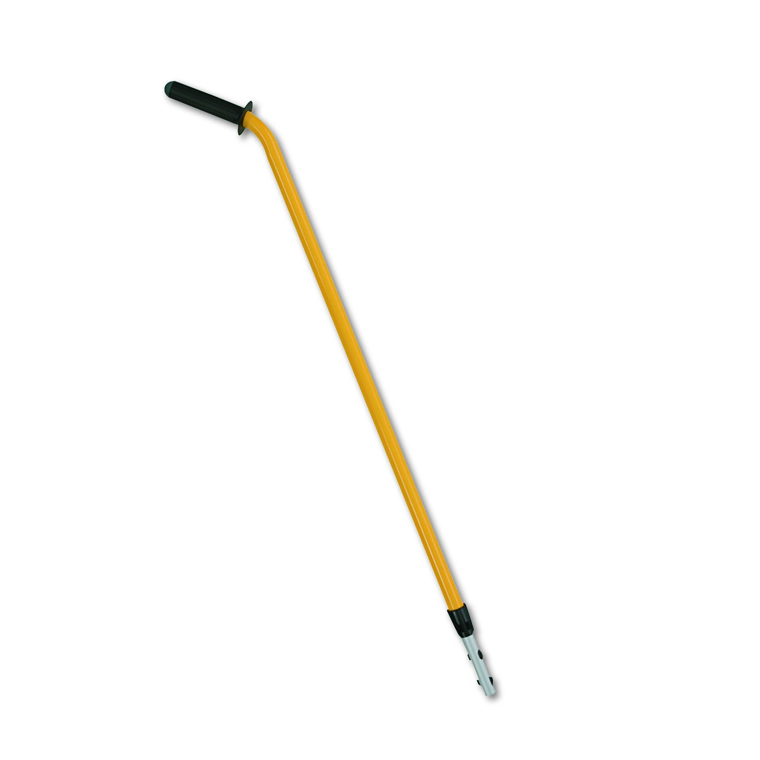 Commercial Products HYGEN Quick-Connect Ergonomic Extension/Extendable Handle/Stick, 48"-72", Yellow, for Janitorial/Professional Microfiber Floor Cleaning/Mopping