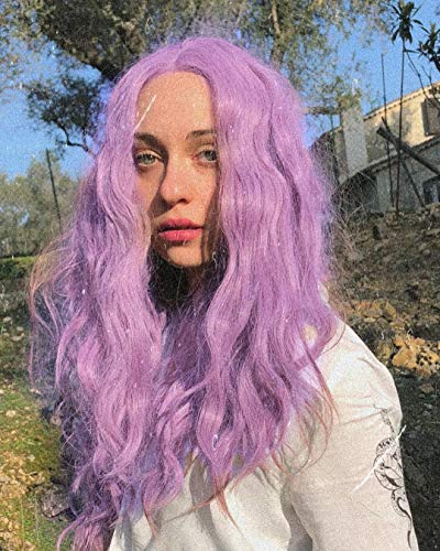 Synthetic Wig for Women (Light Purple)