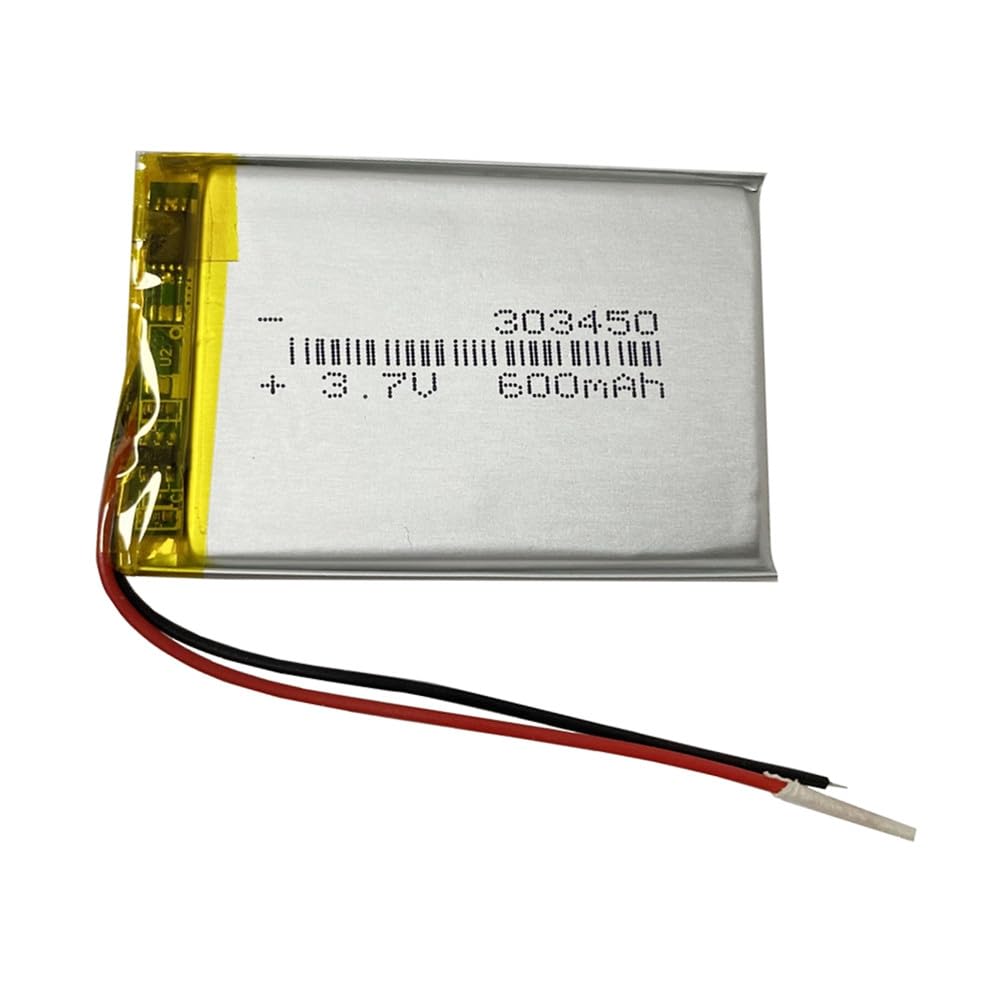 Amazon | 1個 303450 バッテリー 600mAh ポリマーリチウムイオン電池