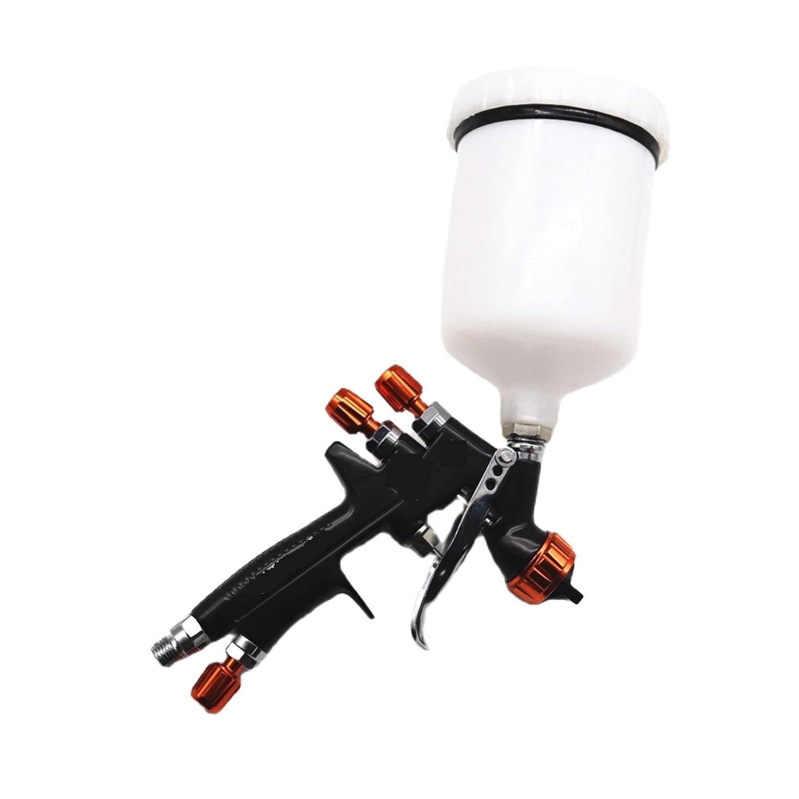 Lackierpistole, 1,3 MM Spritzpistole Mit 1,0 MM Düse Kit 600CC/400CC Tank Luft Spritzpistole Farbe Mischen Tasse Und Adapter Mini Spritzpistole Farbe Spritzpistole(600cc 400CC Mix Tank)