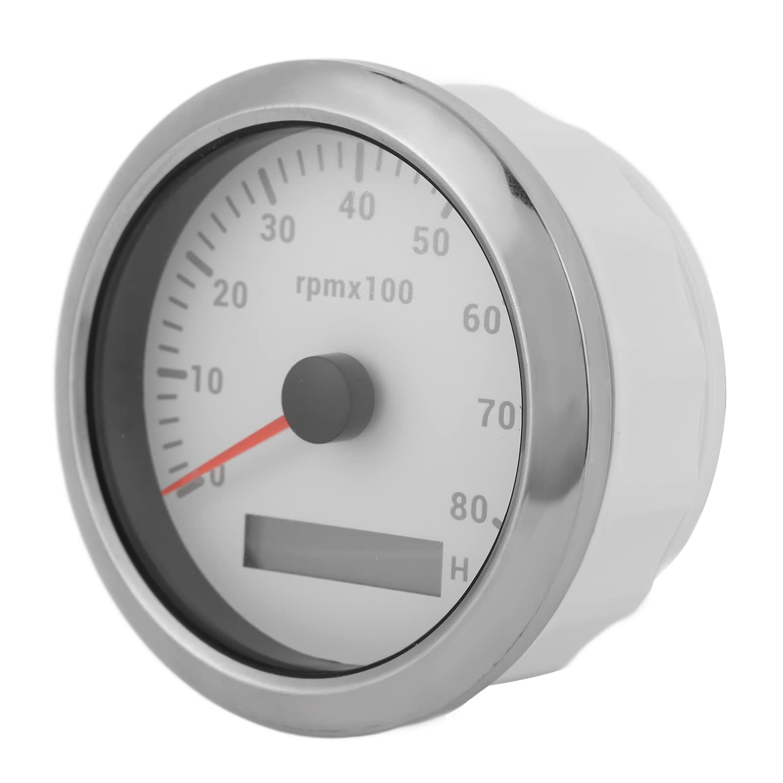 Contagiri Digitale Universale 85mm 0-8000 RPM Impermeabile 9-32V per Barche Auto Marine