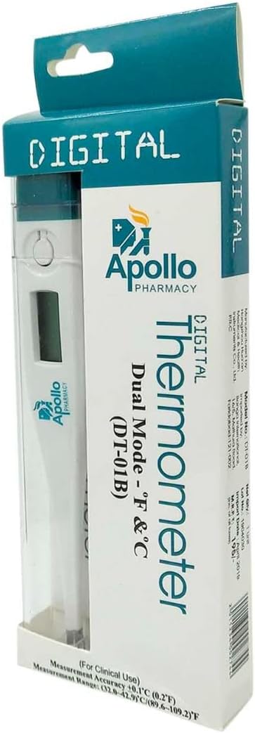 Apollo Pharmacy Digital Thermometer, 1 Count