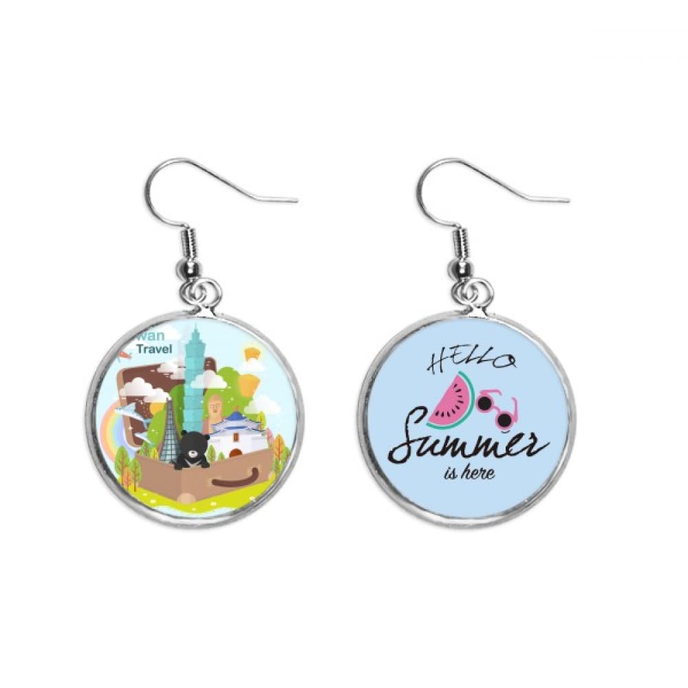 Pendientes de sandía Taiwán para lucir en tus viajes de verano 5