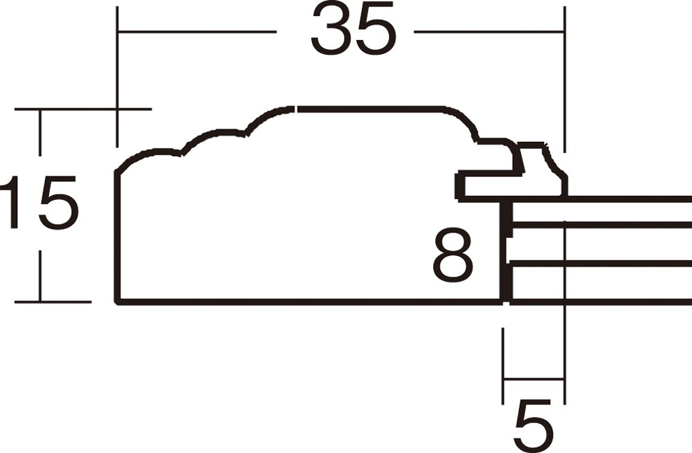 Amazon.co.jp: 大額 賞状額 魁5 大賞 ブラウン 5705 : ホーム＆キッチン