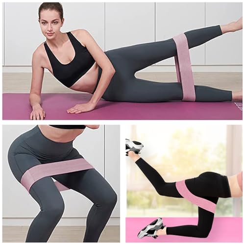 3-Pack Resistance Bands Set with Non-Slip Design for Home Workouts - Perfect for Glutes, Hips, Legs & Full Body Training - Ideal for Yoga, Pilates, Squats & Strength Exercises (Light/Medium/Heavy) - Image 6