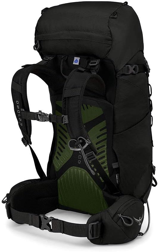 Osprey Kestrel 38 Men's Hiking Backpack Black Small/Medium
