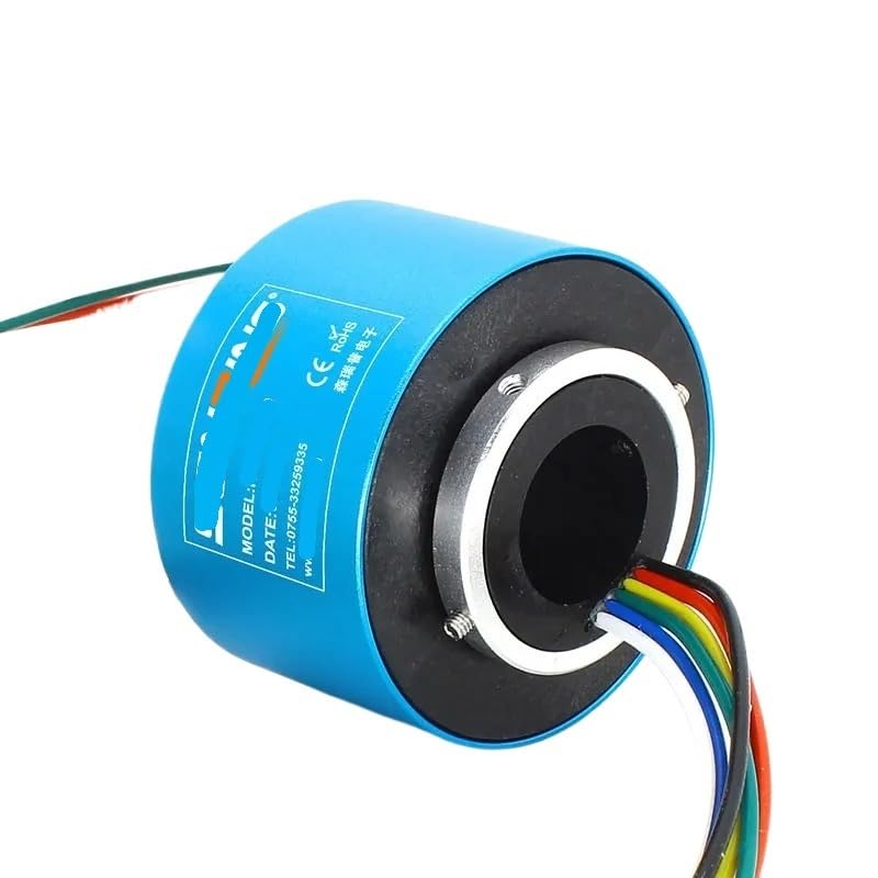 Rotor électronique à bague collectrice haute vitesse 400 tr/min alésage traversant de 20 mm
