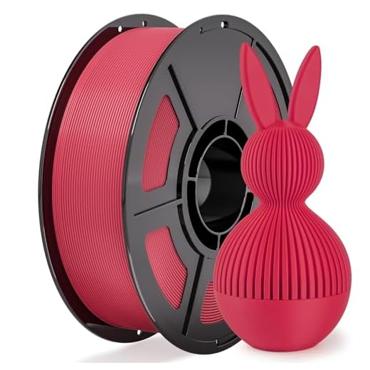 iSANGHU 3D Printer PLA Filament Red,30-300mm/s Neatly Wound 3D Printing Filament 1kg (2.2lbs),Pla for Bambu Lab 3D Printer,AMS,AMSLite, Pla Filament 1.75mm Dimensional Accuracy +/- 0.02mm Red