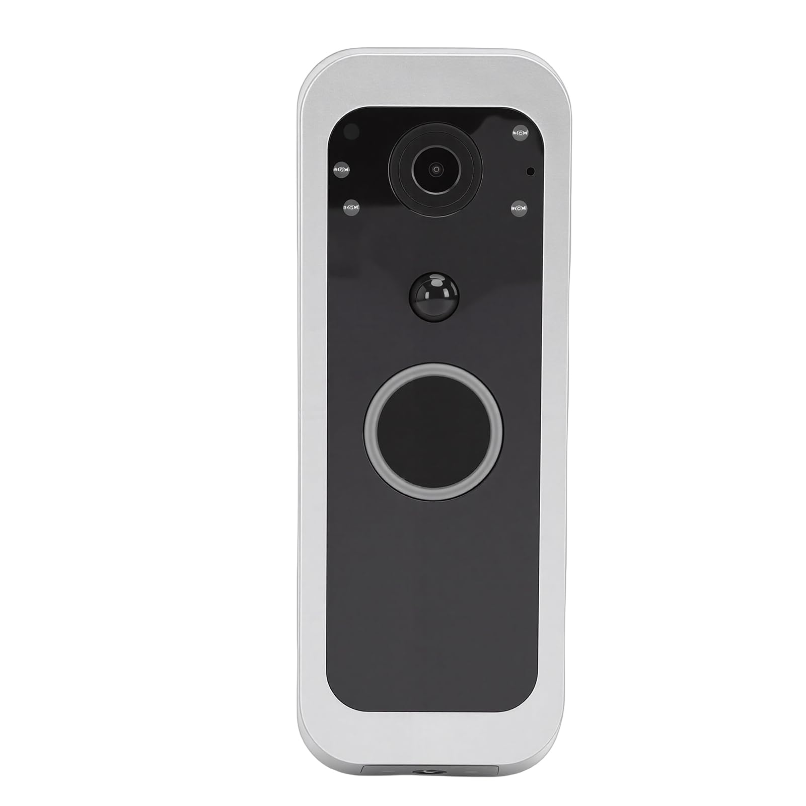 Timbre con Video WiFi, Cámara De Doble Lente HD 1080P con Detección De Movimiento y Comunicación Bidireccional Timbre Inteligente Resistente Al Agua IP65 para Hogar