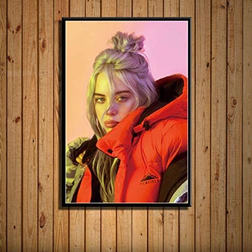 REDWPQ Wall Art Picture Poster Ocean Eyes Pop Music Singer Star Model Art Painting Canvas Poster Wall Home Decor Artwork 42 * 60Cm Without Frame