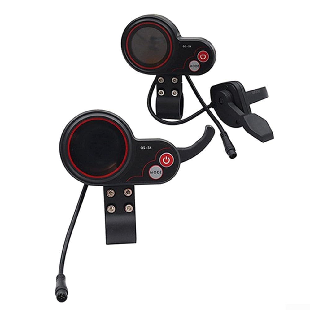 Écran LCD d'accélérateur efficace pour trottinette électrique ZERO89108 avec QS S4 36V6 (instrument + bouton)