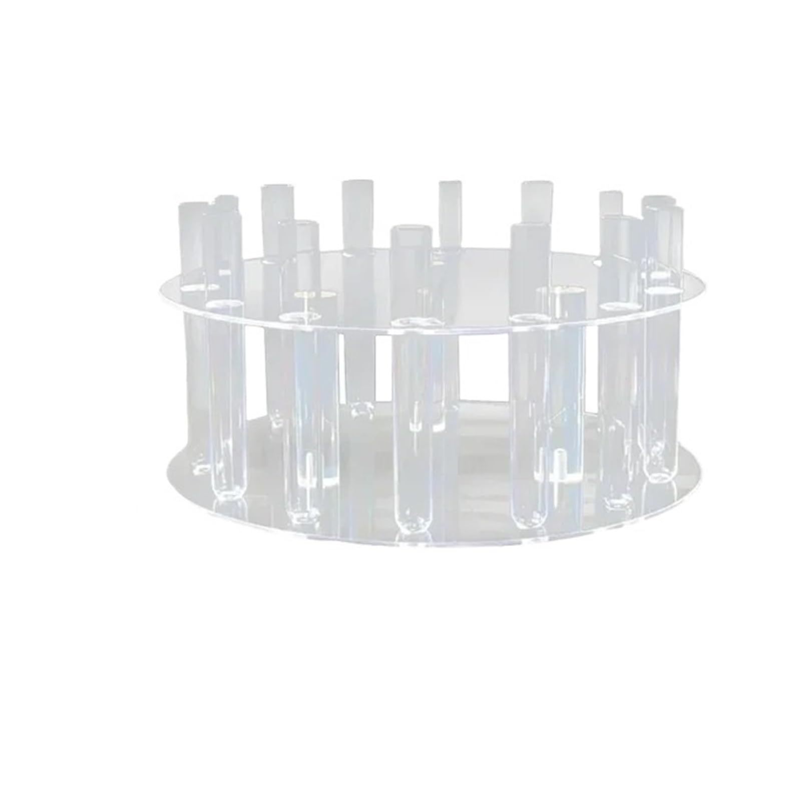 Soporte redondo transparente para tartas, bandeja de postre de boda y fiesta, 30 cm, decoración de corona de flores, herramientas grandes para eventos y celebraciones