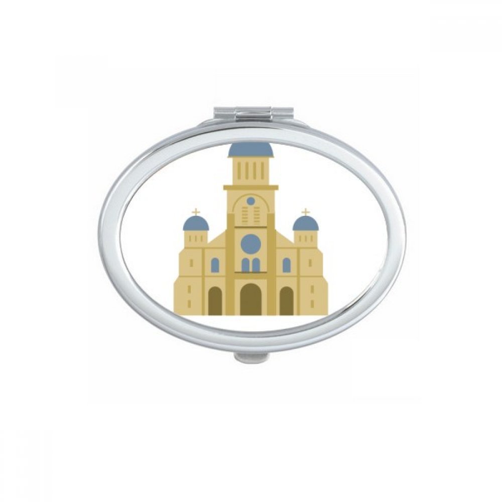 Miroir mignon petit cadeau à la main à motif Corée du Sud pour amateurs de voyage