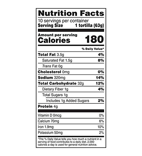 Mission Soft Taco Homestyle Flour Tortillas, Trans Fat Free, Thick, Medium Size, 10 Count - 2 Packs
