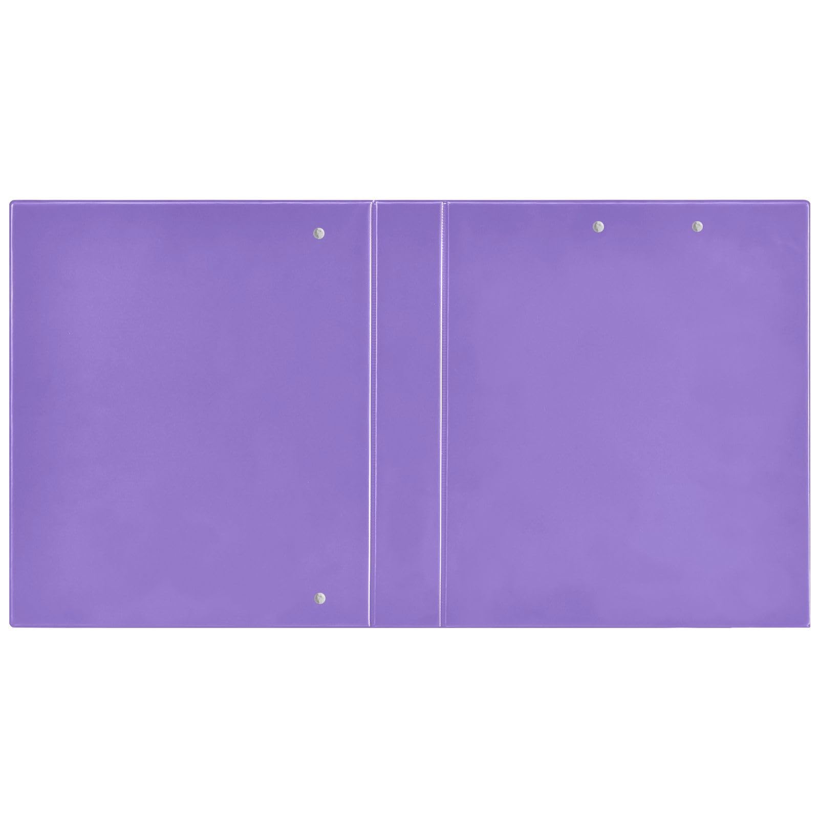 Raccoglitore a 3 anelli viola medio da 3,8 cm, raccoglitore ad anelli a D, raccoglitore a 3 anelli con portablocco, raccoglitore flessibile, raccoglitore scolastico a 3 anelli (confezione da 2)