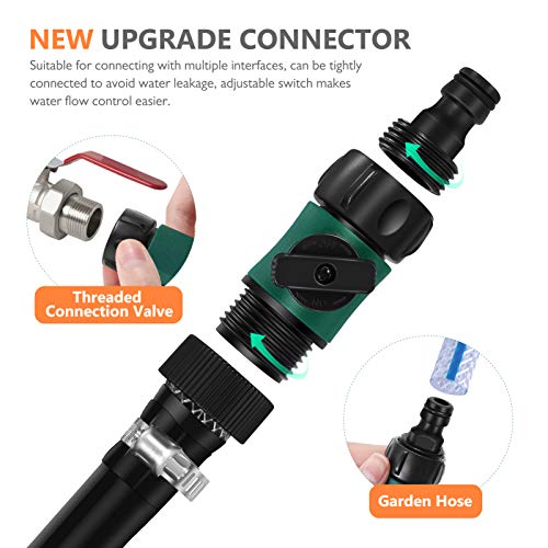 TOYANDONA Irrigador de trampolim de 12 m, irrigador de parque aquático de trampolim ao ar livre, pul