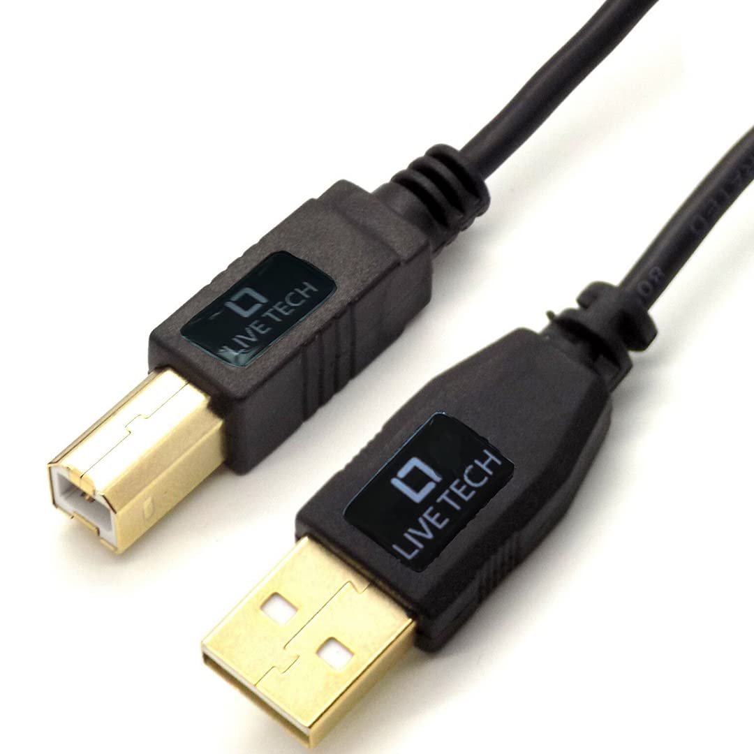 Live Tech 6-Feet USB 2.0 A Male to B Male 28/24AWG High Speed Printer Cable (Gold Plated) (PC) (B08QJLDTHD) Amazon Price History, Amazon Price Tracker