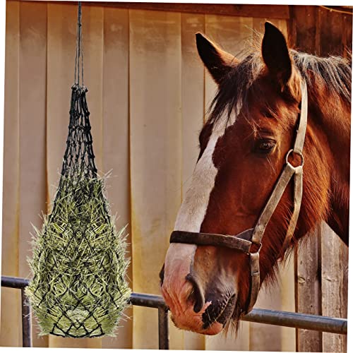 LIOOBO 5 Unidades bolsa de palha de cavalo alimentador de cabras cordeiro alimentador portátil comed
